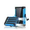 Batería externa de manivela 22.5W para brújula, 20000mAh, con carga inalámbrica solar, fuente de alimentación móvil para exteriores