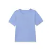 Ropa de Mujer al por Mayor Transfronteriza Estilo Europeo y Americano 2026 Primavera Nuevo Camiseta de Color Sólido Top de Punto Versátil Casual de Manga Corta