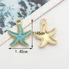 Estrela do Mar Peixe Cauda de Peixe Cruzada Acessórios para Joias DIY Série Oceano Joias DIY Feitas à Mão Joias DIY com Gotejamento de Óleo de Alta Qualidade