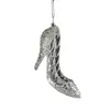 Colgante de Cristal de Hielo Navideño Adorno para Árbol de Navidad Ángel de Acrílico Transparente Luz Decoración de Lujo Utilería para Escena