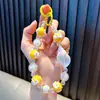Cadena de Teléfono de Caracola con Cuentas Llavero Colgante para Funda de Teléfono Cadena de Cuerda Colgante Accesorios para Bolsos Pequeños Regalos Venta al por Mayor