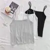 Camisola Versátil de Verano Ajustada al Cuerpo para Mujer, Ropa Interior Corta Anti-Exposición, Camiseta Básica de Color Sólido Holgada, Venta al por Mayor Transfronteriza
