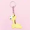 Chaveiro de desenho animado PVC chaveiro criativo silicone bolsa de chaves pingente prêmio de estudante pequeno presente item promocional