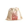 Bolsa de lino con cordón compuesto bolsa con cordón para joyería empaque de regalo bolsa de almacenamiento logo imprimible bolsa de algodón lino venta al por mayor
