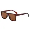 Gafas de Sol Polarizadas Cuadradas para Hombre Estilo Nuevo para Comercio Exterior, Efecto Adelgazante, Moda Europea y Americana, Gafas de Sol Casuales para Exteriores con Marco Grueso