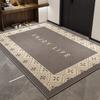 Alfombra tapete de entrada fácil de cuidar alfombra de sala de estar sentido de alta gama puerta tapete antideslizante para pies pasillo tapete resistente a las manchas
