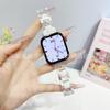 Pulseira Colorida Transparente Galvanizada de Dois Tons para Smartwatch Huawei Watch Fit3 Feminino