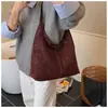Bolso Grande de Alta Gama Estilo Retro 2025 Nuevo Bolso para Mujer Estilo Otoño e Invierno Versátil Bolso de Hombro Bolso Tote Bolso Cubo