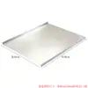 Tábua de Corte de Cozinha Painel de Aço Inoxidável Tábua para Sovar Massa Frutas Anti-mofo Tábua de Corte Espessada Doméstica Antibacteriana Borda Dobrada