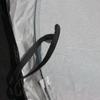 Parasol Doble Bucle para Coche Parabrisas Delantero Parasol para Coche Tela con Recubrimiento Plateado Protector Solar Visera Retráctil Portátil Sol Grande