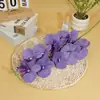 9 Elegantes Flores Artificiales Phalaenopsis, Flores Falsas, Decoración para el Hogar y Bodas, Adornos Florales al por Mayor, Decoraciones de Mesa para Exteriores