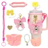 Botella de Agua Térmica Stanley Tapón Antipolvo Taza con Popote Tapa de Taza Correa de Mano Cordón para Botella de Agua Múltiples Estilos Versátiles Set