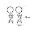 Brincos de Aço Inoxidável da Moda Mais Vendidos da Amazon, Estilo Cotidiano, Studs, Argolas, Conjunto de Joias para Piercing