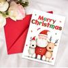 Set de Sobres y Tarjetas de Felicitación Navideñas de Gran Tamaño Transfronterizo para Regalar a Familiares y Amigos, Creando un Sentido de Ceremonia y Sorpresa para la Festividad