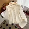Estilo coreano Primavera y Otoño nueva ropa de exterior puro deseo dulce suave viento perezoso suelto tejido cárdigan suéter abrigo superior para mujeres