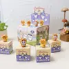 Nueva Figura de Oso Relajado Linda Caja Sorpresa Resina Ecológica Adorno de Escritorio Dibujo Animado Celebridad de Internet Bolsita Sorpresa