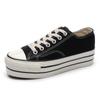 Nuevos Zapatos de Plataforma de Suela Gruesa, Zapatos de Lona Versátiles para Mujer, Zapatos de Lona con Suela Gruesa para Aumentar la Altura