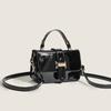 Bolso Cuadrado Pequeño Versátil de Moda para Mujer 2026 Nueva Moda Brillante Bolso de Hombro Único Cruzado Bolso Cuadrado Pequeño Simple para el Trabajo