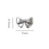 Accesorios para Uñas con Arte de Mariposa 3D Chrome Hearts Aleación Forma de Ala Moda Decoración para Mujeres Puntas de Uña Diseño