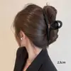 Pinza para el Cabello Negra Versátil para Mujer, de Gama Alta y Exquisita, Adecuada para Cabello Grueso, Pinza de Tiburón Grande para Recogido en la Parte Trasera de la Cabeza, Pinza Grande para el Cabello