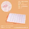Caja de plástico transparente con 8, 10, 15, 24, 28 compartimentos, caja de embalaje para ferretería, pintura ignífuga, acabado imitación madera, cuentas
