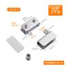 Bisagra de vidrio de acero inoxidable Bisagra de puerta negra Puerta de gabinete Ejes giratorios superior e inferior Rebote automático Eje giratorio abierto sin orificio Clip de puerta