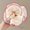 Acessório de cabelo elástico, estilo jovem, scrunchie moderno novo de 2025, headwear de tecido de malha elegante de verão para mulheres