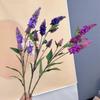 Simulación de boda Flor individual Salvia Lavanda Rosa Hierba Flor falsa Material a juego Decoración del hogar Flor Hotel Belleza Chen