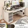 Mesa de Escritório Simples Moderna Mesa de Estudo Doméstica Mesa de Estudo para Estudante Quarto Mesa de Escrita Integrada Mesa para Computador de Mesa