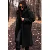 Outwear Feminino Amazon [Lista de Compras Manual] Outwear de Lã Longo com Capuz Quente Outono e Inverno Amazon