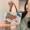 Bolso de Lona de Moda para Mujer 2026 Nuevo Modelo Bolso Tote Bolsa para Lonchera Minibolsa de Mano Bolsa para Almuerzo de Estudiante y Viajero al por Mayor