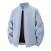 Chaqueta de Nuevo Estilo 2026 para Hombre, Chaqueta de Béisbol de Color Sólido Retro Americano para Otoño y Primavera, Chaqueta de Piloto, Prenda Exterior Superior para Hombre