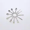 Suministro Directo de Fábrica Honghao ob11 Modelo de Juguete Miniatura Escena Accesorios para Casa de Muñecas Cuchillo, Tenedor y Cuchara con Patrón Mini D258