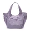 Bolso de Lona Grande de Nylon de Estilo Simple Nuevo 2026 para Mujer, Bolso de Mano Casual Ligero, Versátil para el Viaje Diario
