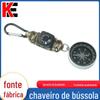 Chaveiro Bússola Simples Medidor de Inclinação Off-Road Multifuncional Corda Trançada de Nylon Feita à Mão Chaveiro Atacado