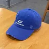 Gorra de béisbol Rhole 2024 verano nuevo para hombre y mujer estilo callejero letra G pico de pato amarillo bordado facial pequeño moderno