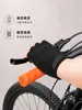 Manoplas de guidão de bicicleta com trava unilateral, borracha TPE, antiderrapantes, absorventes de choque, adequadas para bicicletas de montanha e BMX