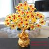 Árbol de la fortuna de cuentas hecho a mano bolsa de materiales para hacer adornos manualidades de dragón tejido diy accesorios de resina para adultos