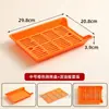 Placa de Rejilla Rectangular para Escurrir Brochetas, Adecuada para Restaurantes de Hot Pot y Barbacoa