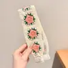 Lindas y elegantes pegatinas florales para el cabello, de alta gama y con estilo, perfectas para crear un look de moño alto voluminoso, populares entre los influencers, 2026 nuevas pegatinas mágicas bordadas