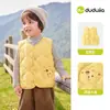 Repelencia al agua Nivel 4 Chaleco Acolchado Infantil Dudu Family Ropa de Otoño Chaleco Cálido para Niños Ropa Linda para Niñas