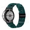 Aplicable a google nuevo reloj pixel google 1/2 correa de resina de tres cuentas correa de reloj acrílica acero inoxidable