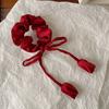 Ligas de Lana para Otoño e Invierno, Dulces Cuerdas para el Cabello, Pequeños Regalos, Ligas de Felpa, Accesorios para Cabello Grueso, Lazos de Encaje, Ligas de Goma para Mujer