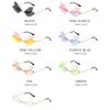 Gafas de Sol Coloridas Estilo Libélula con Ribete Nuevo Sin Marco Europeas y Americanas Divertidas de Bola Transfronterizas Gafas de Comercio Exterior Personalizadas