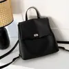 Bolso de mujer de piel auténtica modelo nuevo 2026, mochila elegante y versátil de alta gama para mujer, mochila estilo universitario