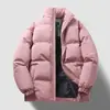 Chaqueta de algodón de alta gama, abrigo de algodón de invierno para hombre, nueva chaqueta de algodón de moda para hombre, marca de moda, chaqueta gruesa para pareja, abrigo de algodón acolchado estilo Hong Kong para mujer
