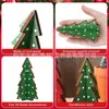 Decoraciones navideñas transfronterizas personalizadas, manualidades de madera con forma de árbol de Navidad, regalos navideños personalizados