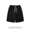 Novos Shorts Casuais Cinza de 5 Pontos Estilo Americano de Verão, Shorts Esportivos Masculinos Largos, Calças de Basquete Acima do Joelho
