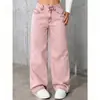 Amazon Aliexpress Jeans Populares para Mujer Verano Nuevo Holgados Casual Rectos Moda Tendencia Pantalones de Pierna Ancha