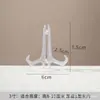 Escurridor de Platos Estante Exhibidor de Platos Soporte para Platos Soporte para Adornos Soporte de Plástico Soporte Transparente Base Inferior